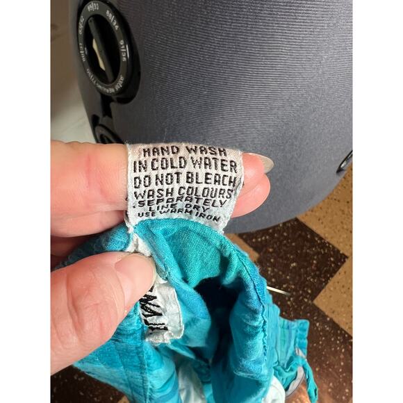 plaid shirts blue high waisted 1980s - Picture 9 of 9